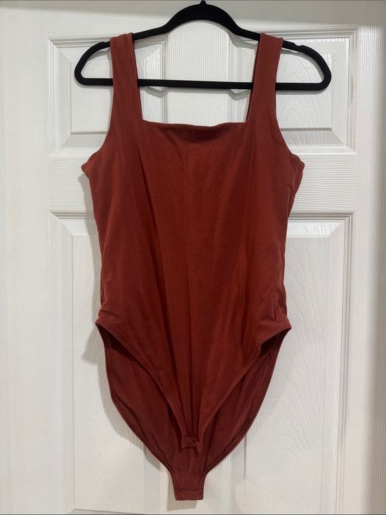 Old Navy Tops - Old Navy Rust Red Sleeveless Bodysuit